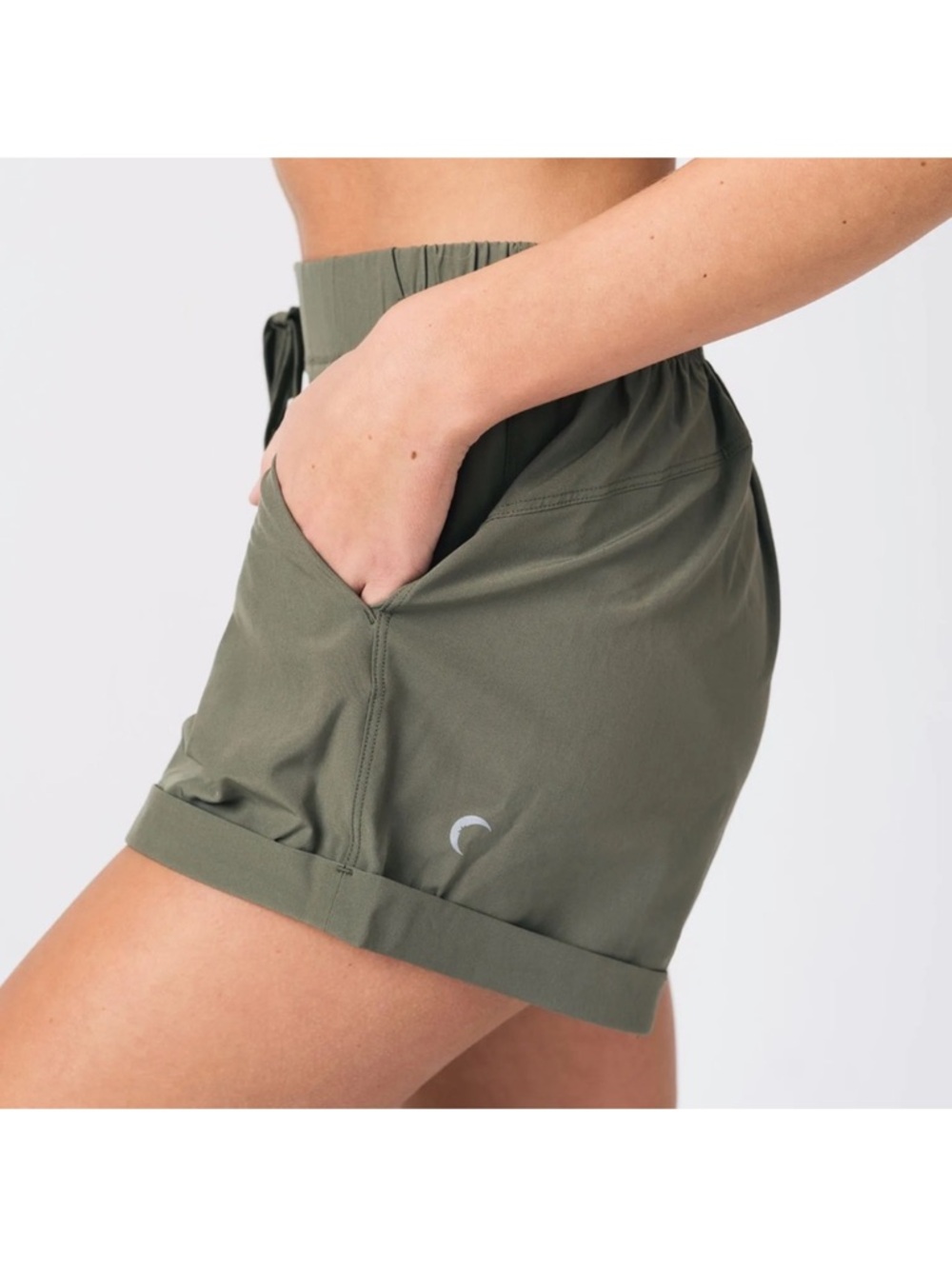 ZYIA Olive Green Everyday Athletic Shorts